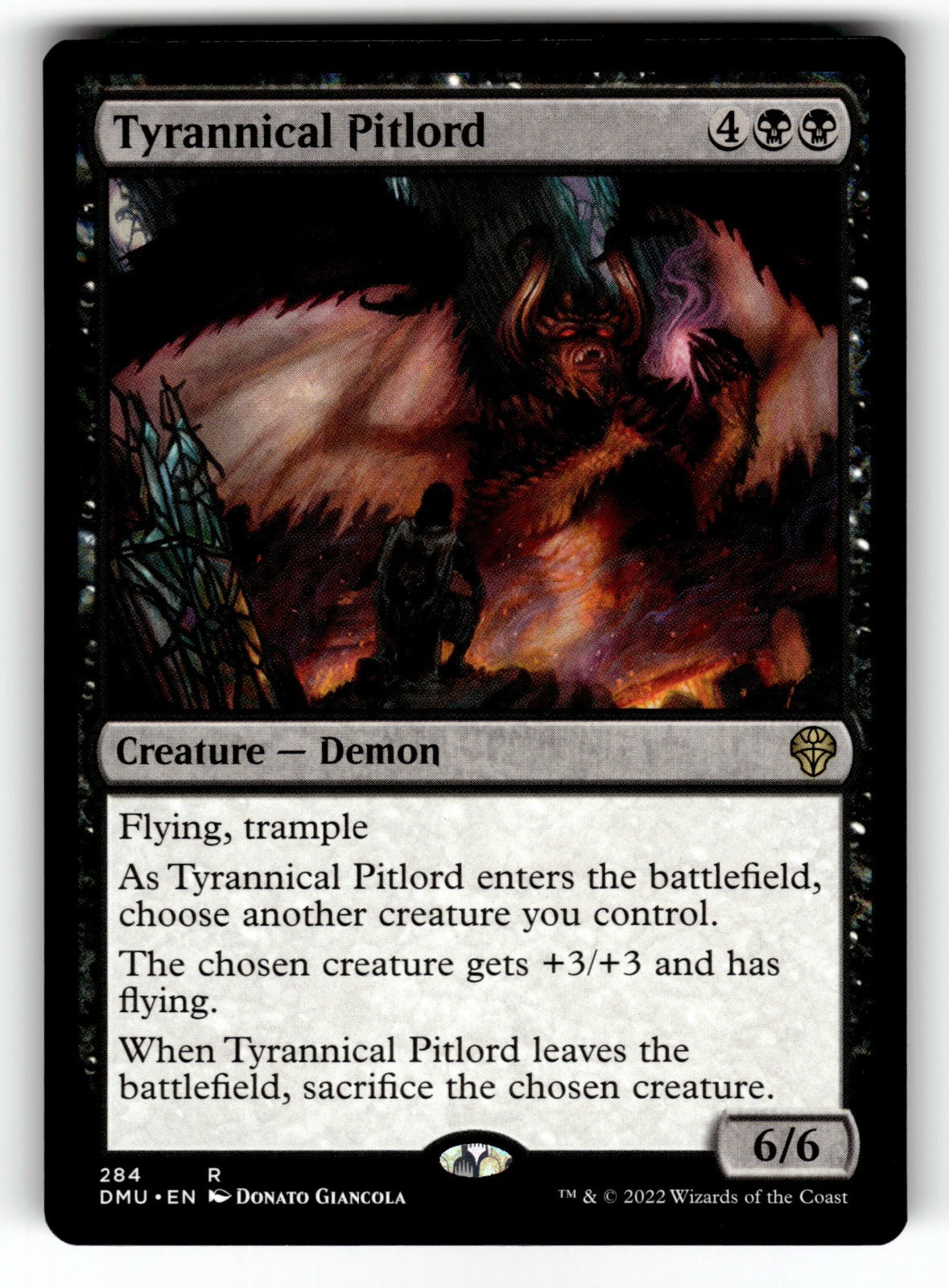 Tyrannical Pitlord – 284 DMU: Dominaria United R NM