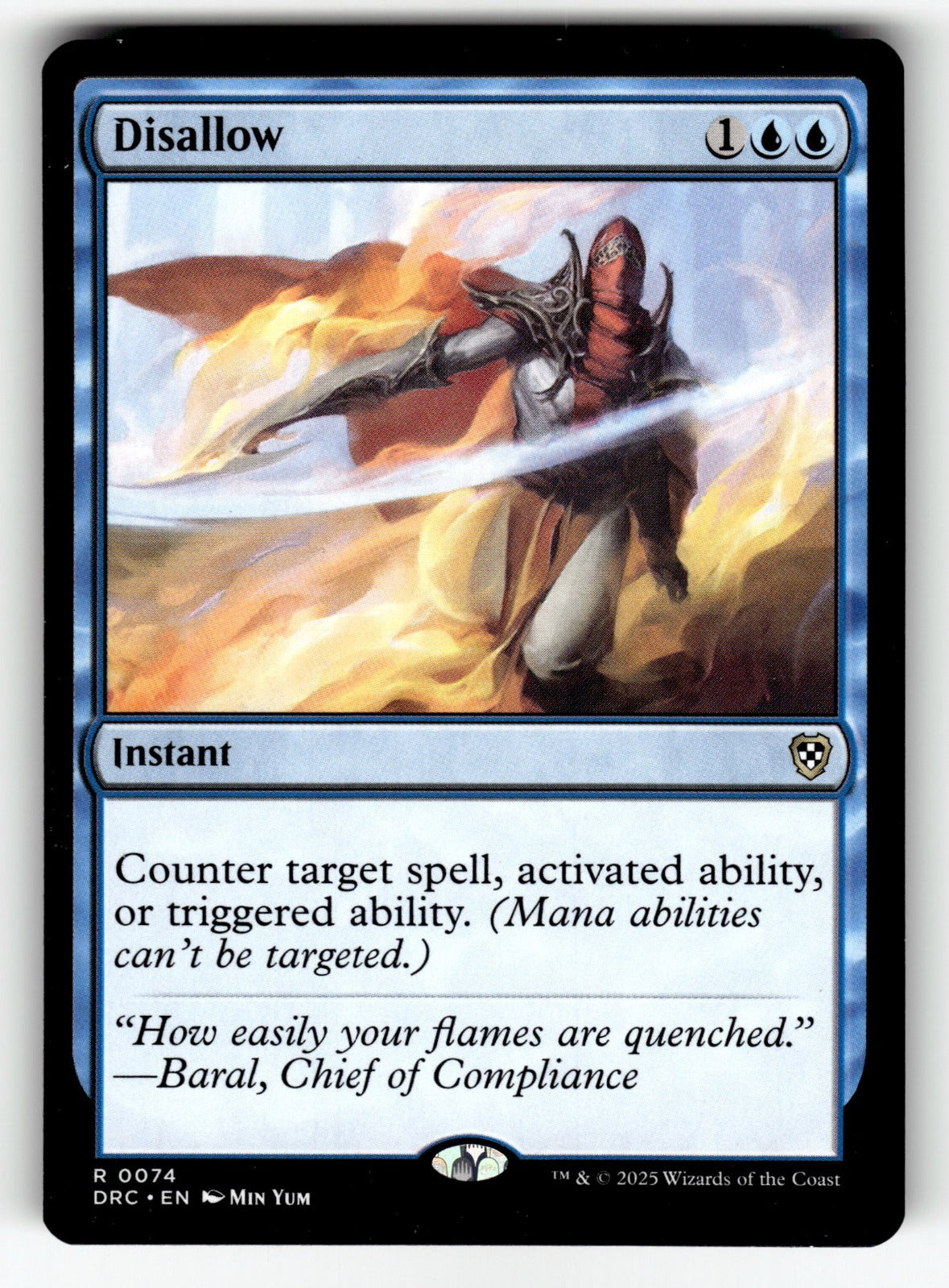 Disallow – 74 DRC: Commander: Aetherdrift R LP
