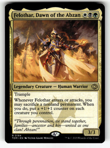 Felothar, Dawn of the Abzan – 184 TDM: Tarkir: Dragonstorm R NM