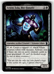 Arnim Zola, Bio-Fanatic – 86 MSH: Marvel Super Heroes U Foil NM