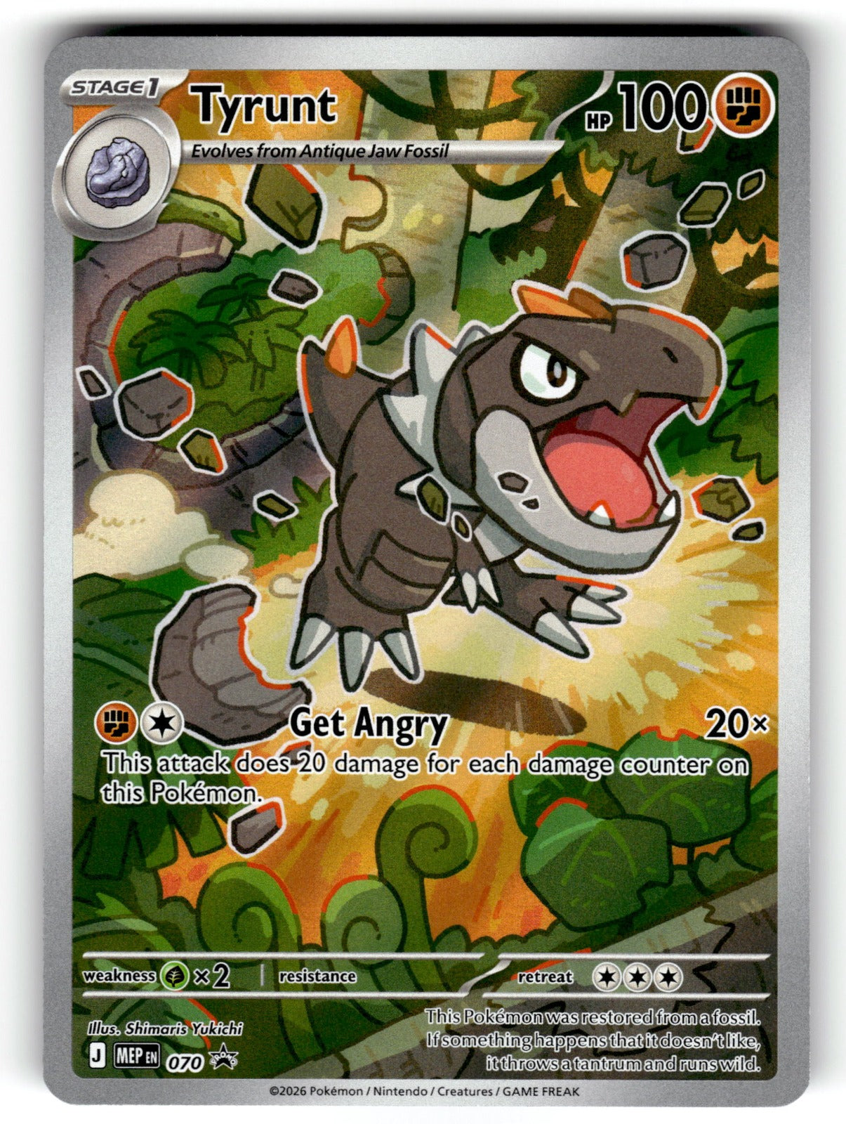 Tyrunt - – 070 MEP: ME: Mega Evolution Promo Promo HoloNM