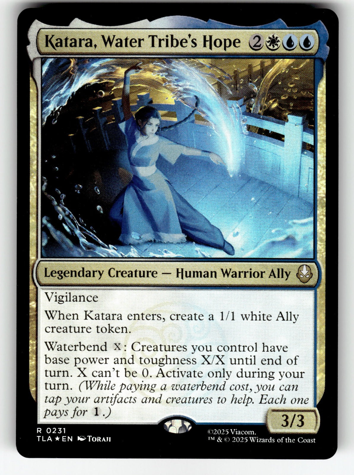 Katara, Water Tribe's Hope – 231 TLA: Avatar: The Last Airbender R Foil NM