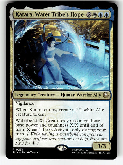 Katara, Water Tribe's Hope – 231 TLA: Avatar: The Last Airbender R Foil NM