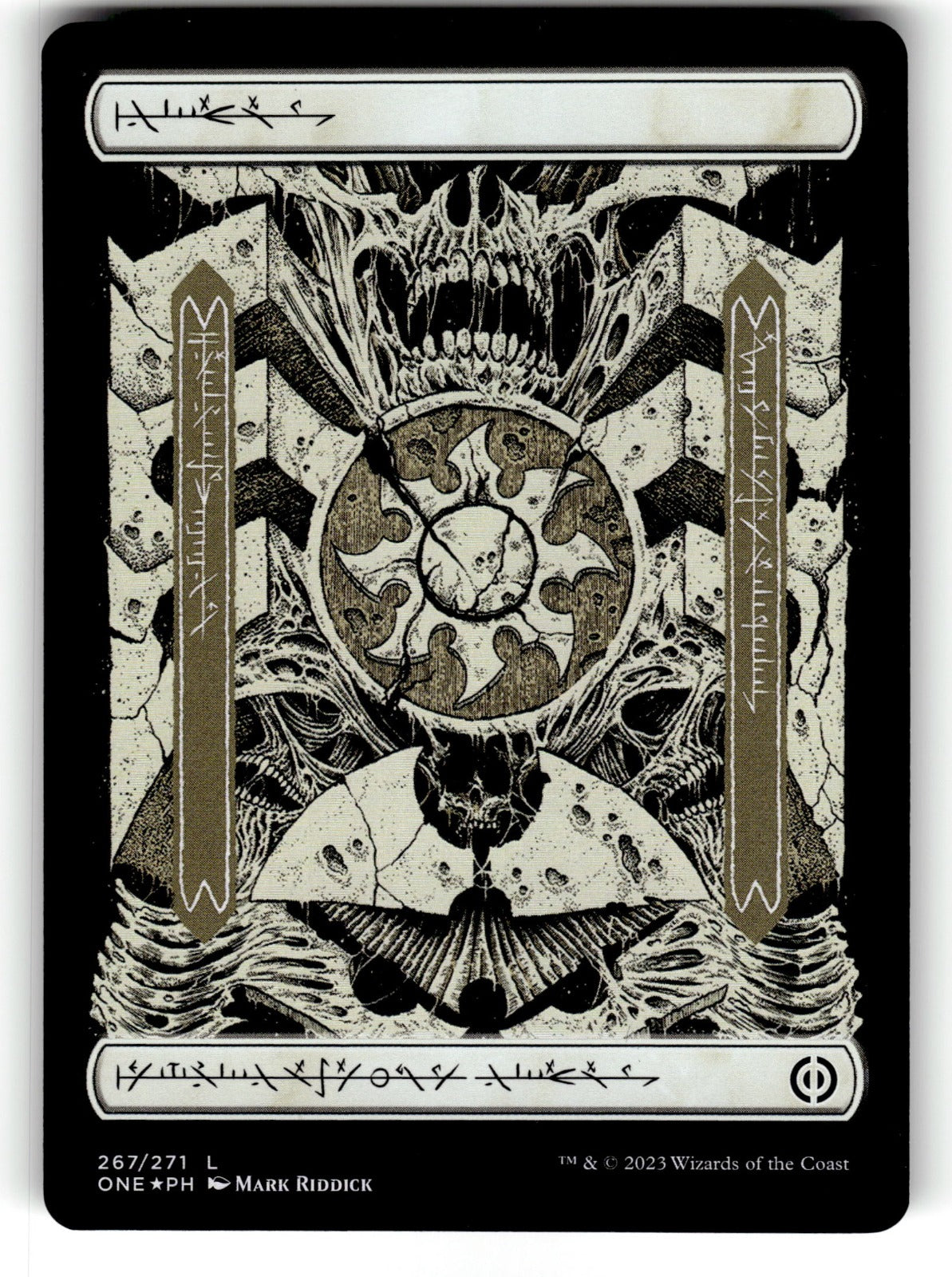 Plains () - Full Art – 267 ONE: Phyrexia: All Will Be One L Foil NM