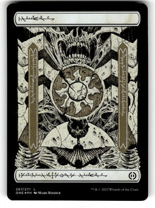 Plains () - Full Art – 267 ONE: Phyrexia: All Will Be One L Foil NM