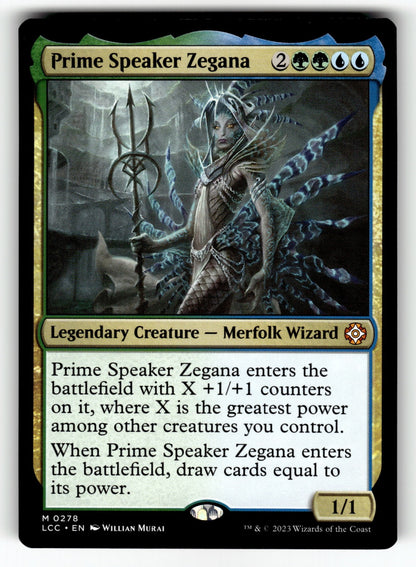 Prime Speaker Zegana – 278 LCC: Commander: The Lost Caverns of Ixalan M NM