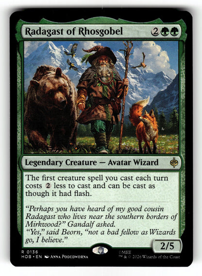 Radagast of Rhosgobel – 136 HOB: The Hobbit R NM