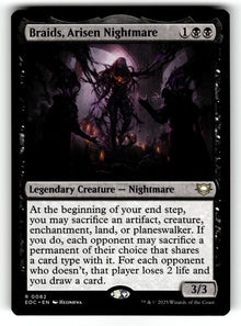 Braids, Arisen Nightmare – 82 EOC: Commander: Edge of Eternities R NM