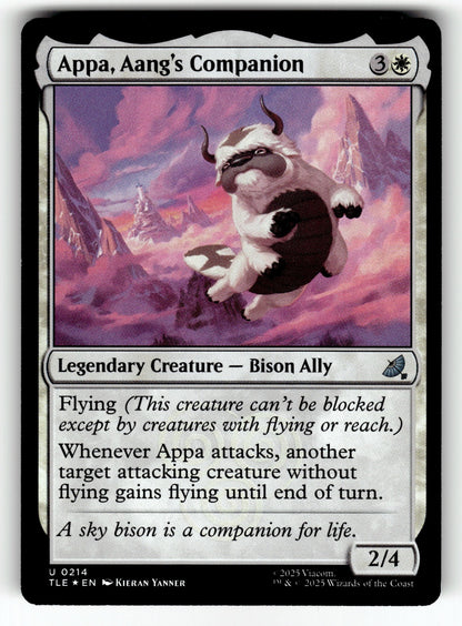 Appa, Aang's Companion (0214) – 214 TLE: Avatar: The Last Airbender: Eternal-Legal U Foil NM