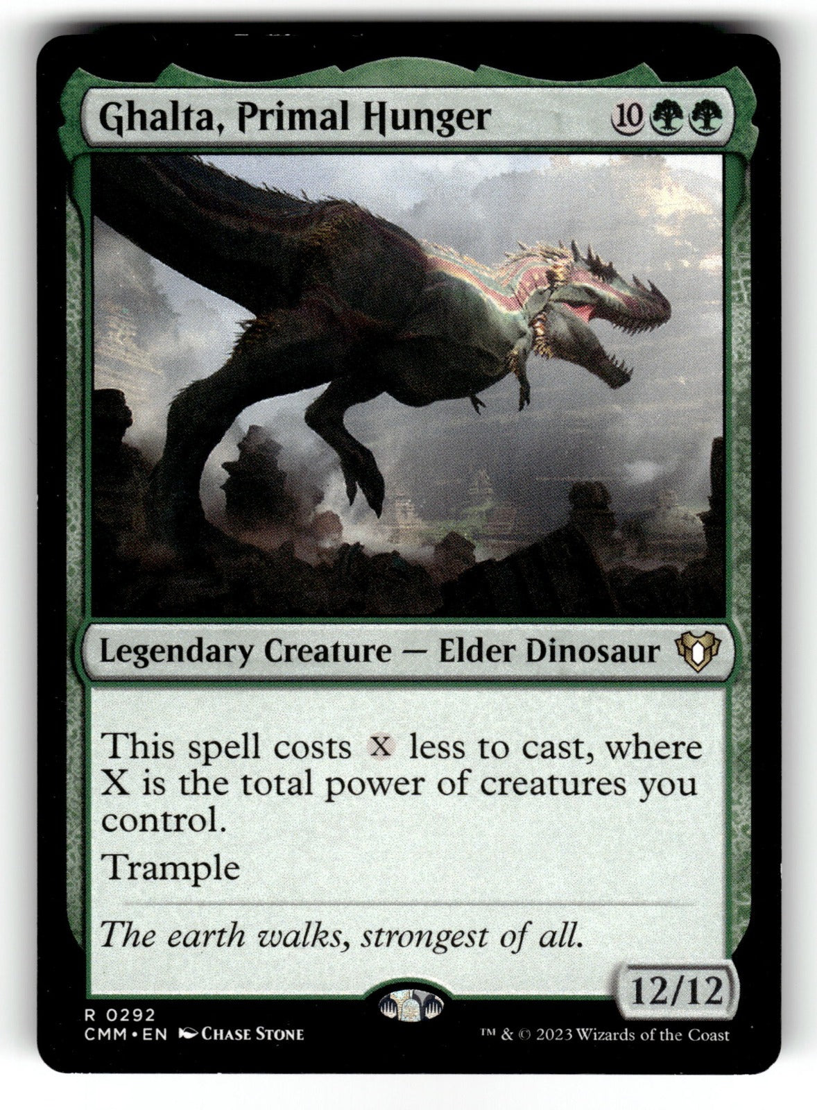 Ghalta, Primal Hunger – 292 CMM: Commander Masters R LP