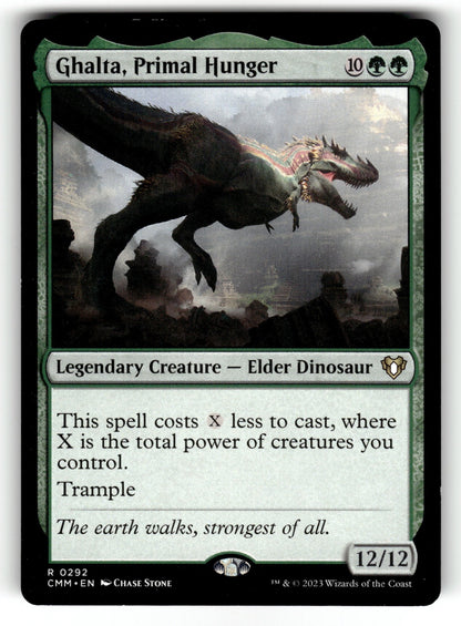Ghalta, Primal Hunger – 292 CMM: Commander Masters R LP