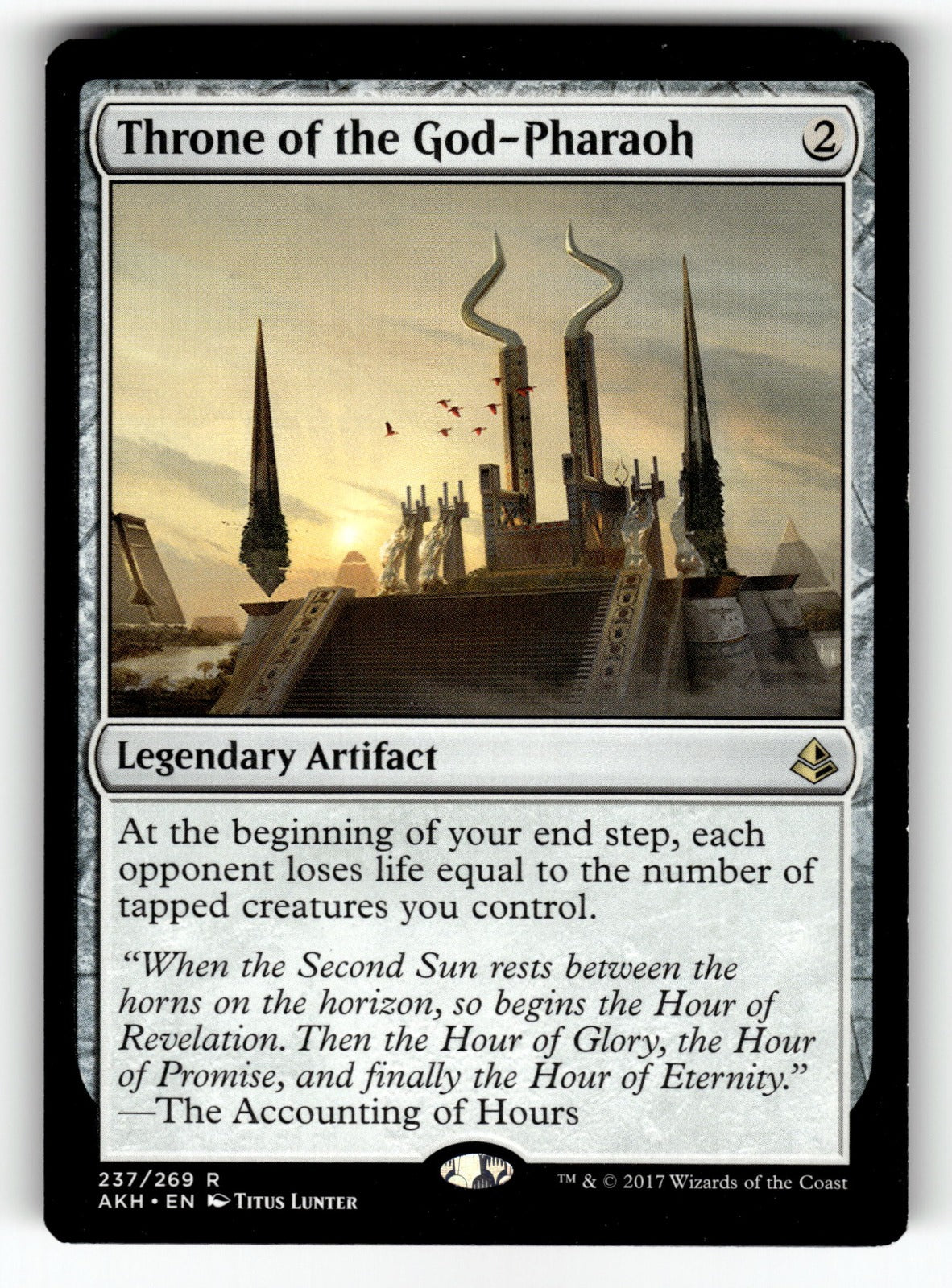 Throne of the God-Pharaoh – 237 AKH: Amonkhet R LP
