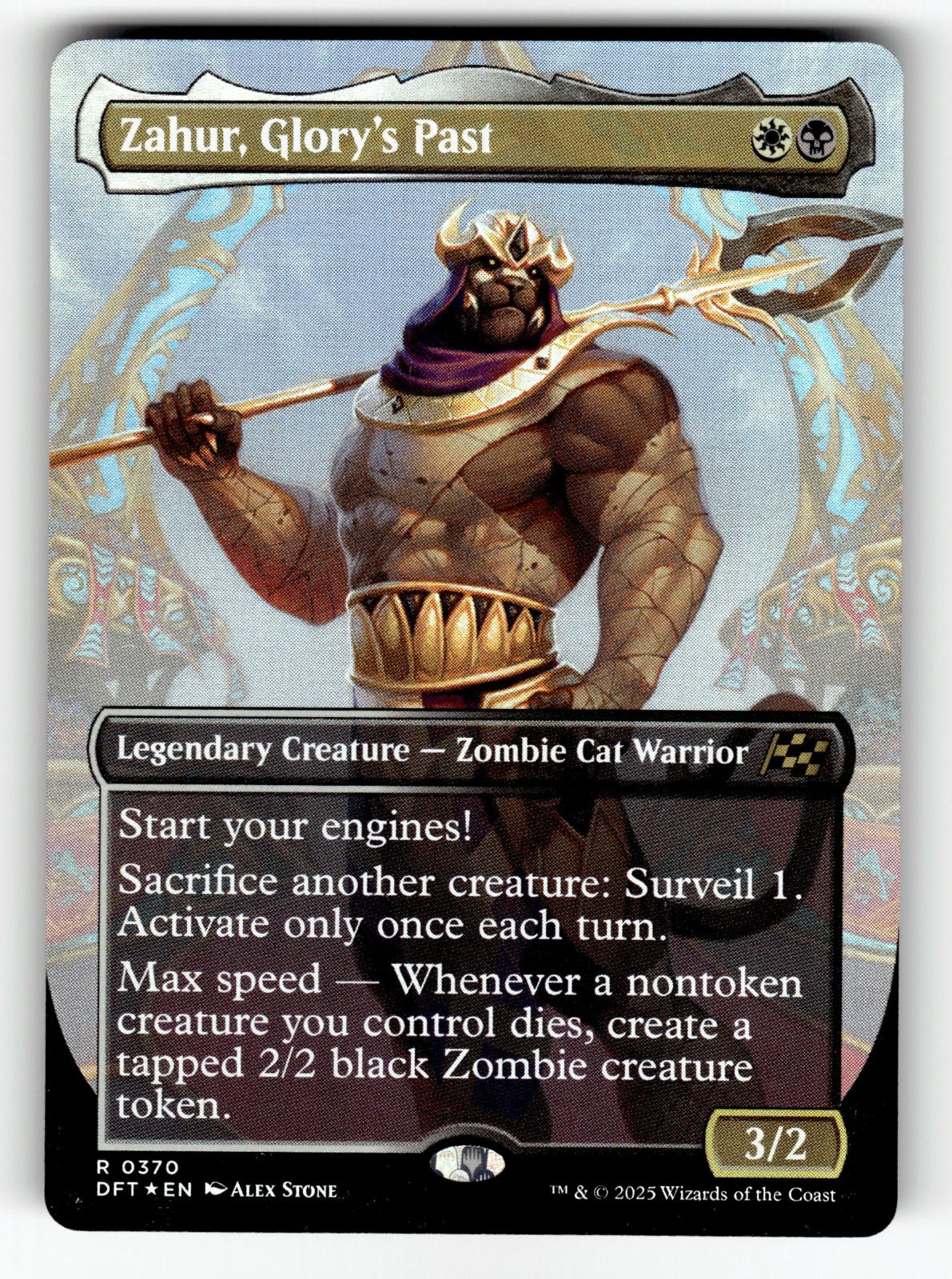 Zahur, Glory's Past (Borderless) – 370 DFT: Aetherdrift R FoilNM