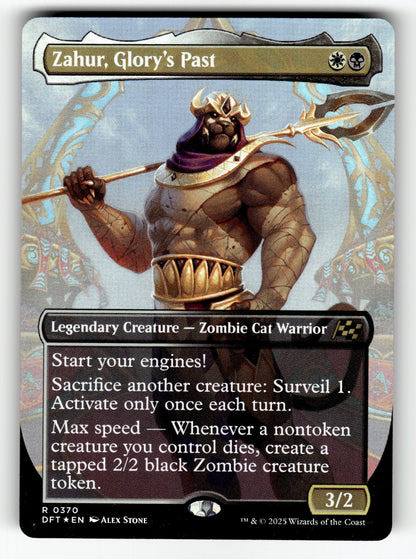 Zahur, Glory's Past (Borderless) – 370 DFT: Aetherdrift R FoilNM
