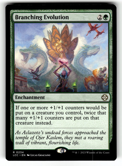 Branching Evolution – 234 LCC: Commander: The Lost Caverns of Ixalan R NM