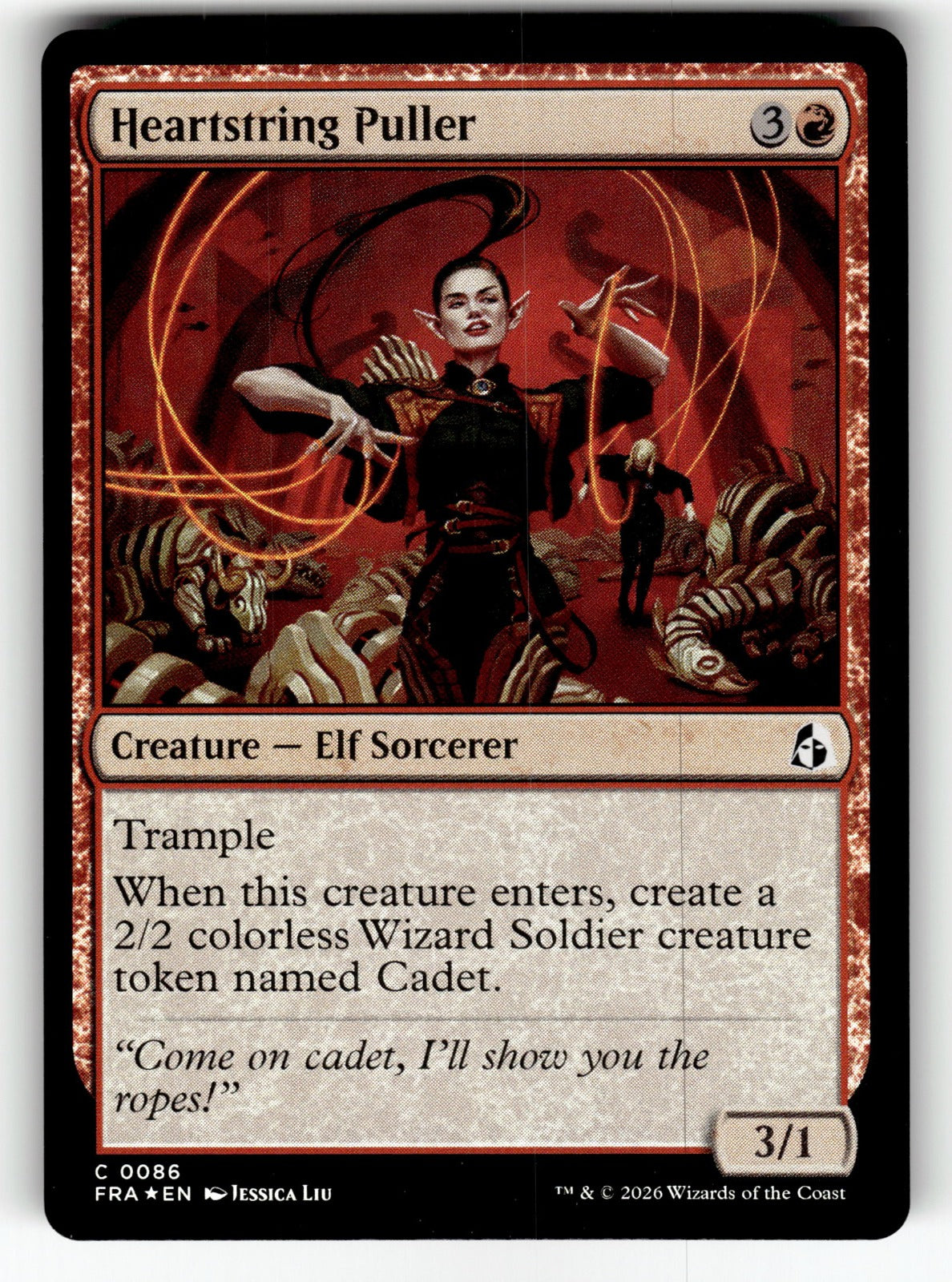 Heartstring Puller – 86 FRA: Reality Fracture C Foil NM