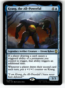 Krang, the All-Powerful – 13 TMC: Commander: Teenage Mutant Ninja Turtles R NM