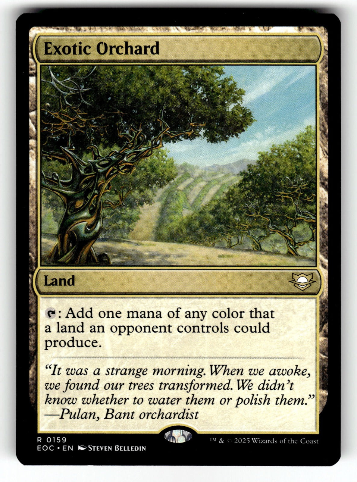 Exotic Orchard – 159 WOC: Commander: Wilds of Eldraine R NM