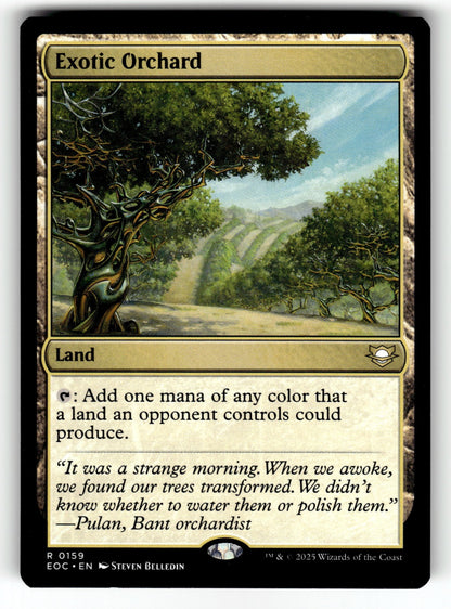 Exotic Orchard – 159 WOC: Commander: Wilds of Eldraine R NM