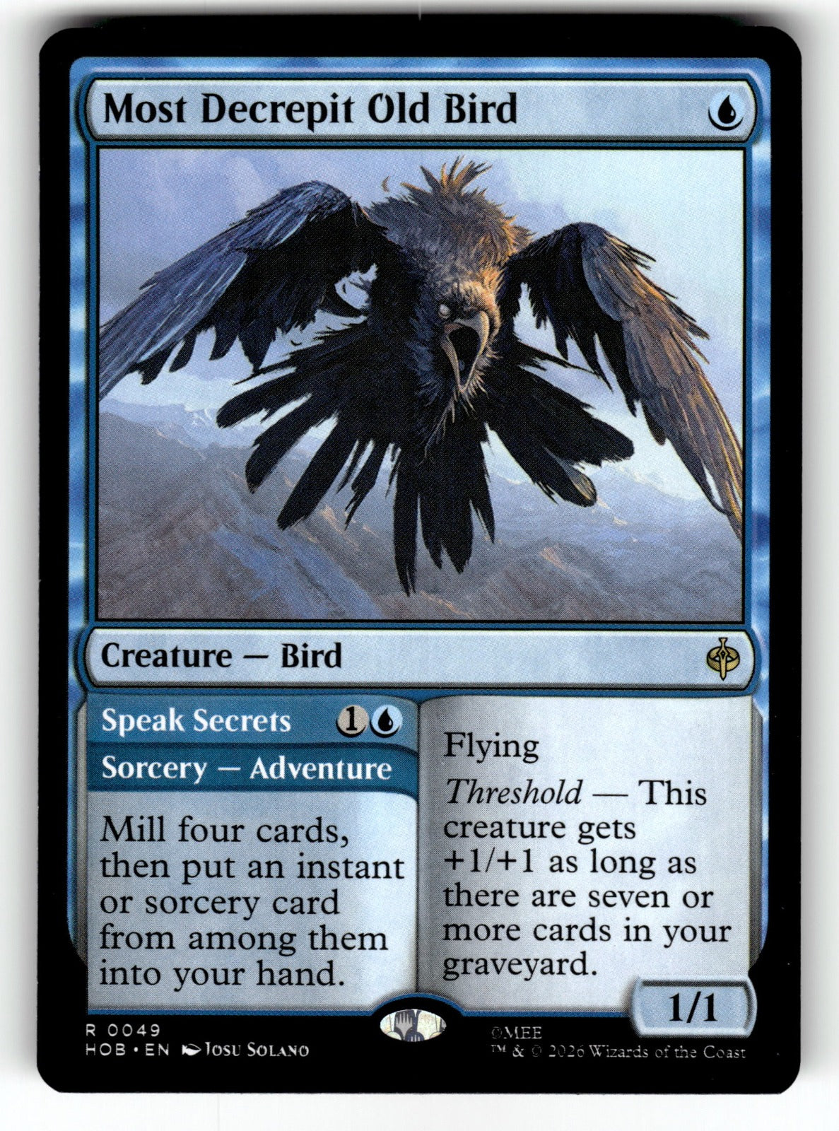 Most Decrepit Old Bird – 49 HOB: The Hobbit R NM