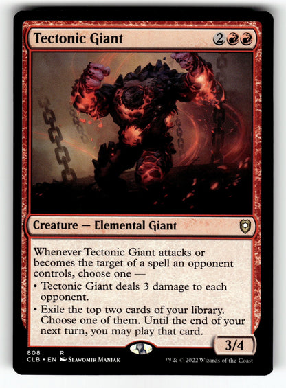 Tectonic Giant – 808 CLB: Commander Legends: Battle for Baldur's Gate R NM