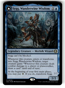 Sygg, Wanderwine Wisdom – 76 ECL: Lorwyn Eclipsed R Foil NM