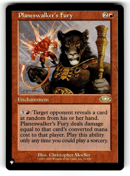 Planeswalker's Fury – 70/143 LIST: The List Reprints R LP