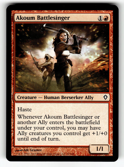 Akoum Battlesinger – 71 WWK: Worldwake C LP