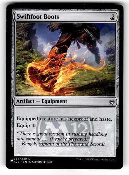 Swiftfoot Boots (A25) – 234/249 LIST: The List Reprints U LP