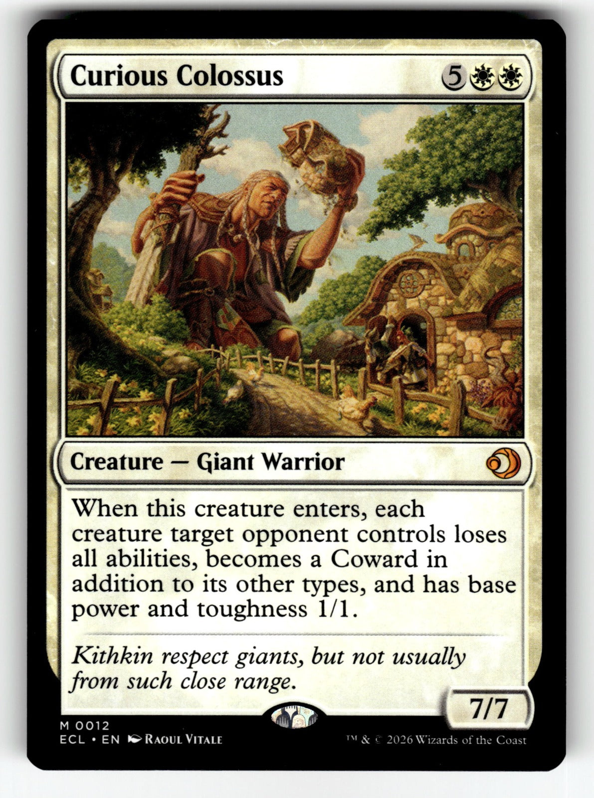 Curious Colossus – 12 ECL: Lorwyn Eclipsed M NM