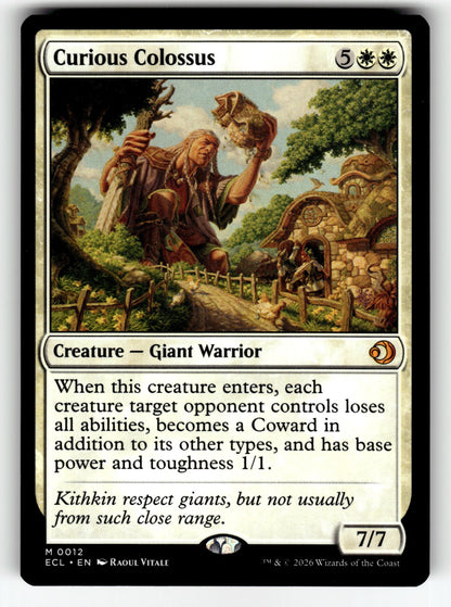 Curious Colossus – 12 ECL: Lorwyn Eclipsed M NM