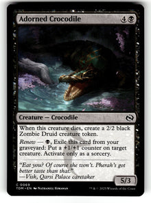 Adorned Crocodile – 69 TDM: Tarkir: Dragonstorm C NM