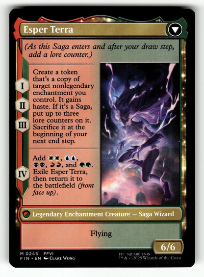 Terra, Magical Adept – 245 FIN: FINAL FANTASY M NM (Back)