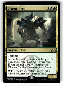 Charnel Troll – 160 GRN: Guilds of Ravnica R NM