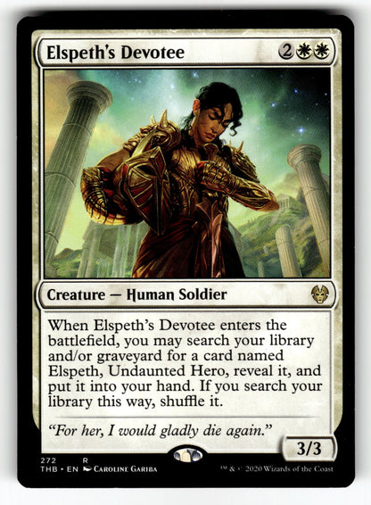 Elspeth's Devotee – 272 THB: Theros Beyond Death R NM