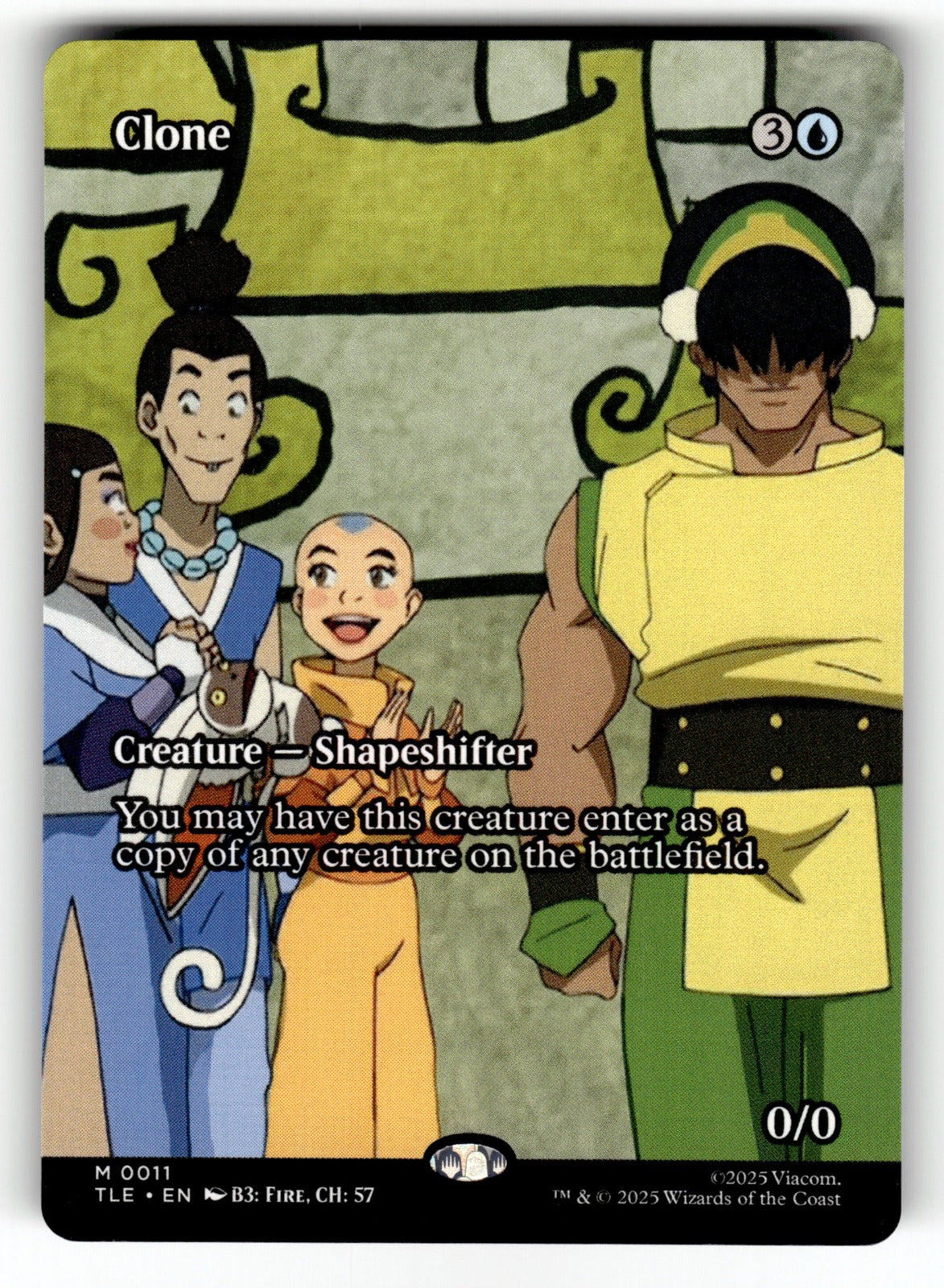 Clone (Borderless) – 11 TLE: Avatar: The Last Airbender: Eternal-Legal M NM