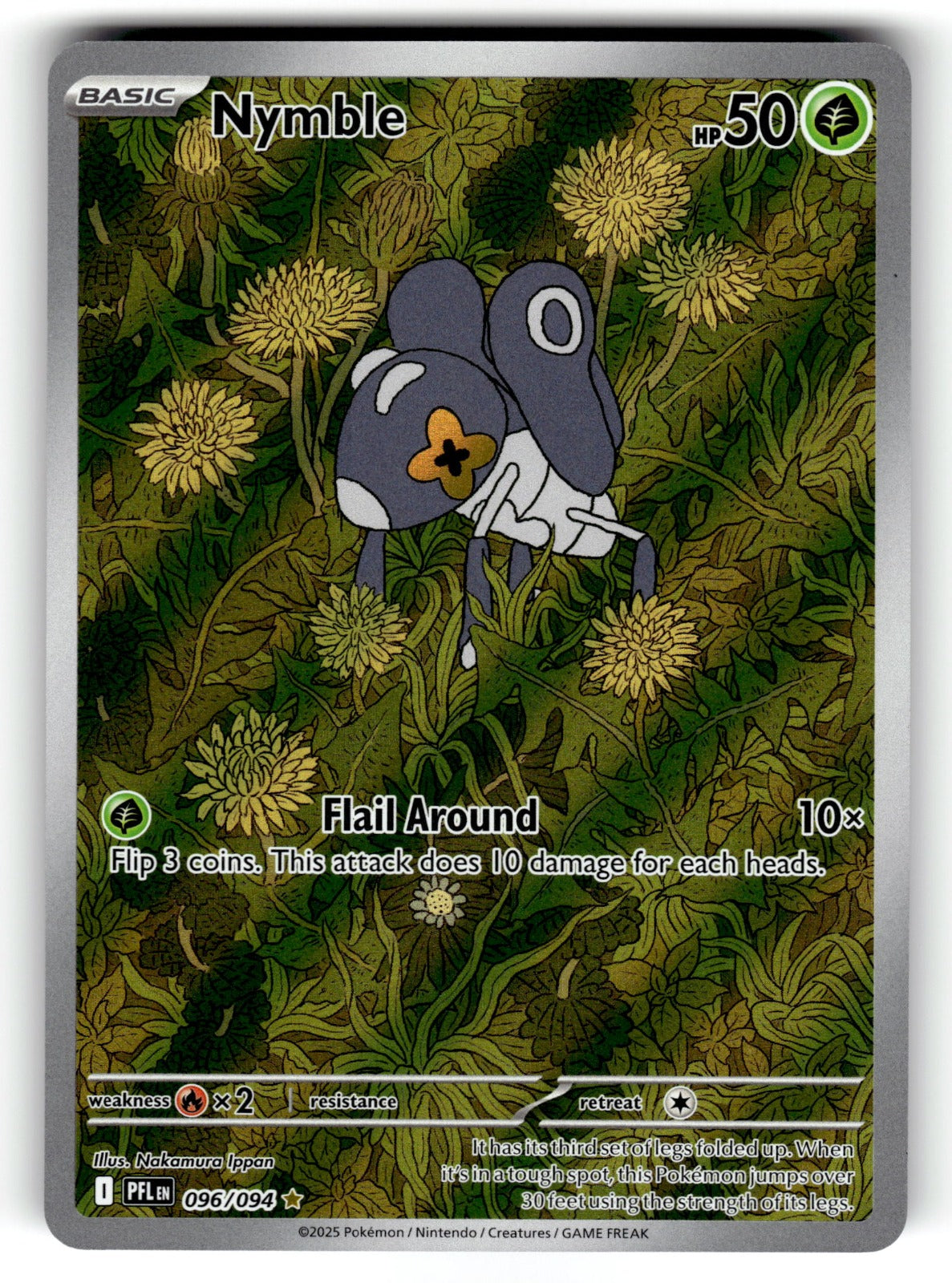 Nymble – 096/094 PFL: ME02: Phantasmal Flames Illustration Rare HoloNM