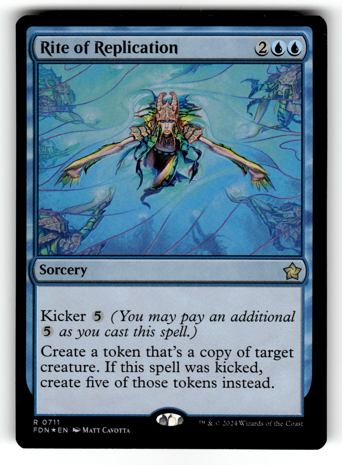 Rite of Replication – 711 FDN: Foundations R Foil NM
