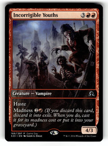 Incorrigible Youths – 166 GAME: Game Day & Store Championship Promos U NM