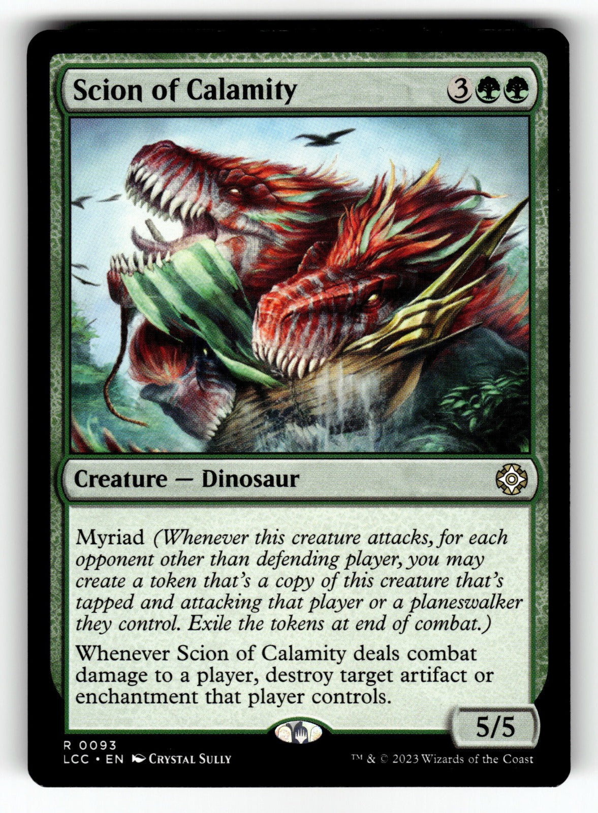 Scion of Calamity – 93 LCC: Commander: The Lost Caverns of Ixalan R NM