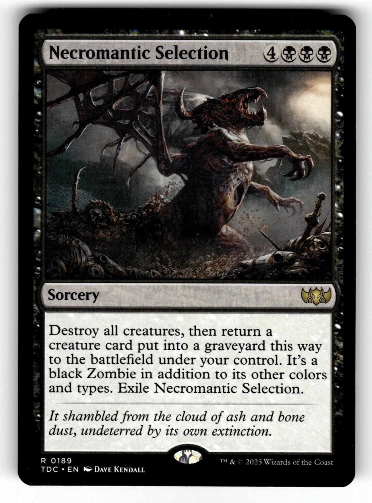 Necromantic Selection – 189 TDC: Commander: Tarkir: Dragonstorm R NM