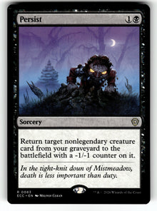 Persist – 83 ECC: Commander: Lorwyn Eclipsed R NM