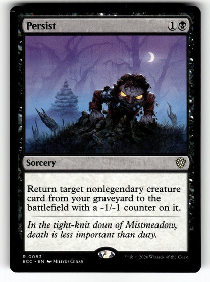 Persist – 83 ECC: Commander: Lorwyn Eclipsed R NM