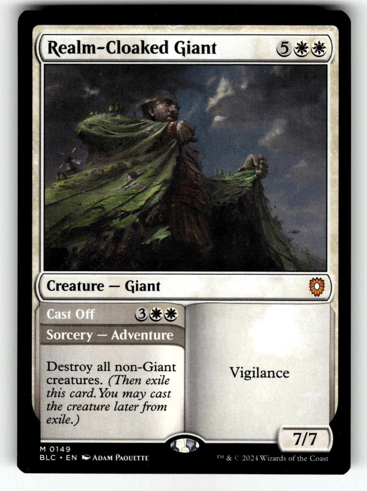 Realm-Cloaked Giant – 149 BLC: Commander: Bloomburrow M NM