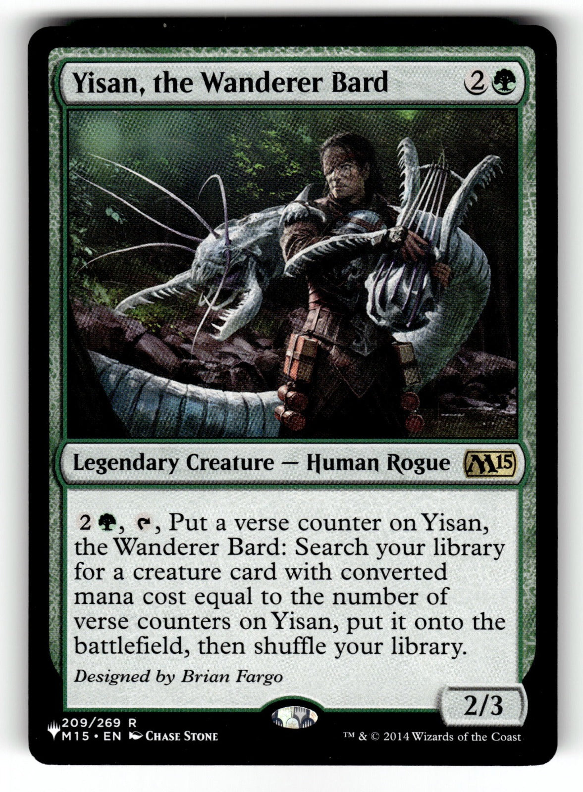 Yisan, the Wanderer Bard – 209/269 LIST: The List Reprints R NM