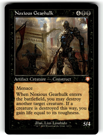 Noxious Gearhulk (Retro Frame) – 110 BRC: Commander: The Brothers' War M NM