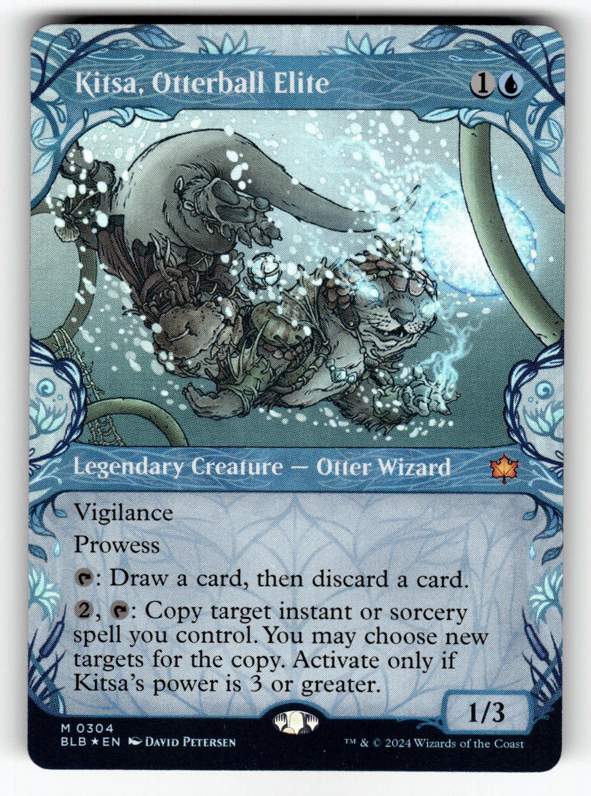 Kitsa, Otterball Elite (Showcase) – 304 BLB: Bloomburrow M Foil NM