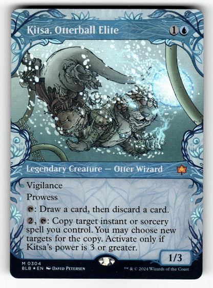 Kitsa, Otterball Elite (Showcase) – 304 BLB: Bloomburrow M Foil NM