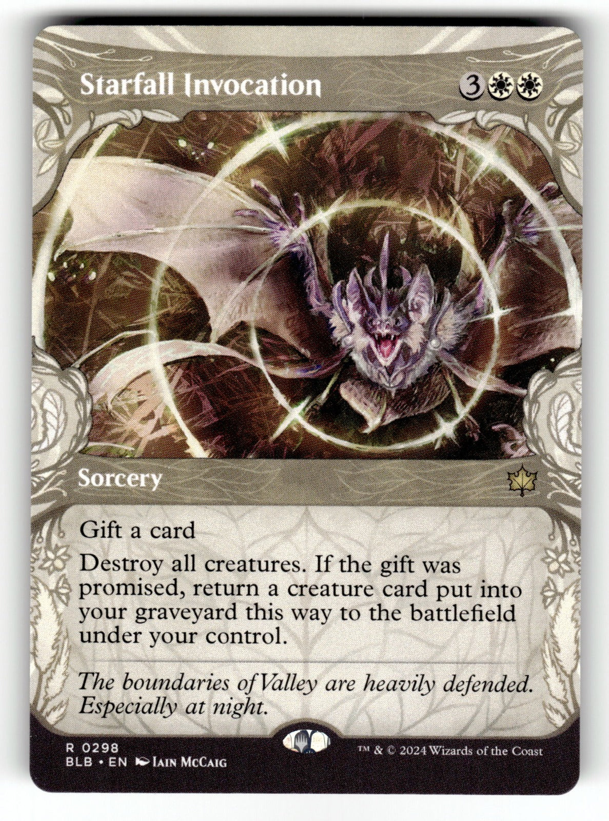 Starfall Invocation (Showcase) – 298 BLB: Bloomburrow R NM