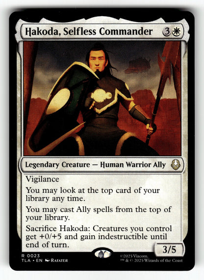 Hakoda, Selfless Commander – 23 TLA: Avatar: The Last Airbender R NM